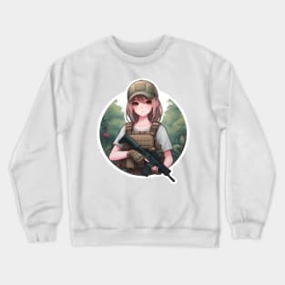 Tactical Girl Crewneck Sweatshirt